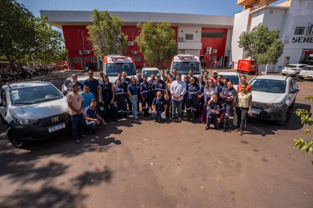 Saúde recebe nove veículos novos e SAMU amplia frota em Rondonópolis